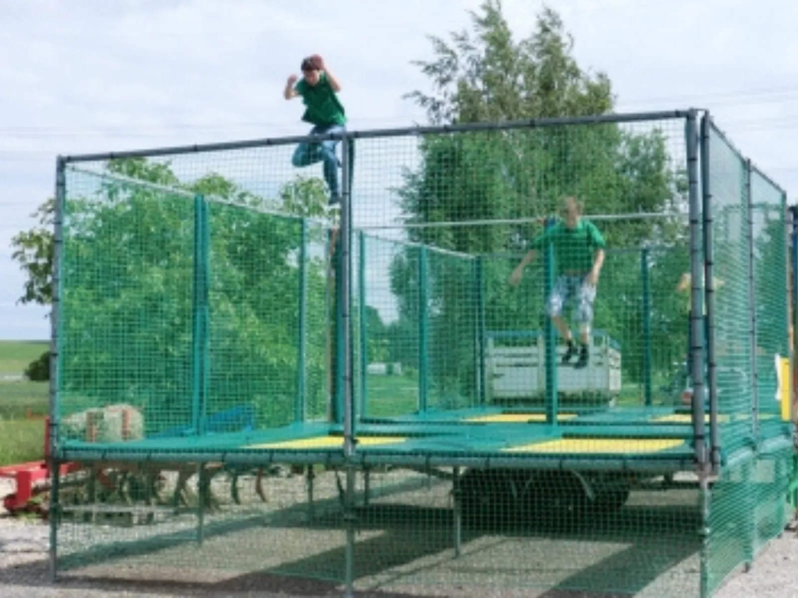 4er-Trampolinanlage